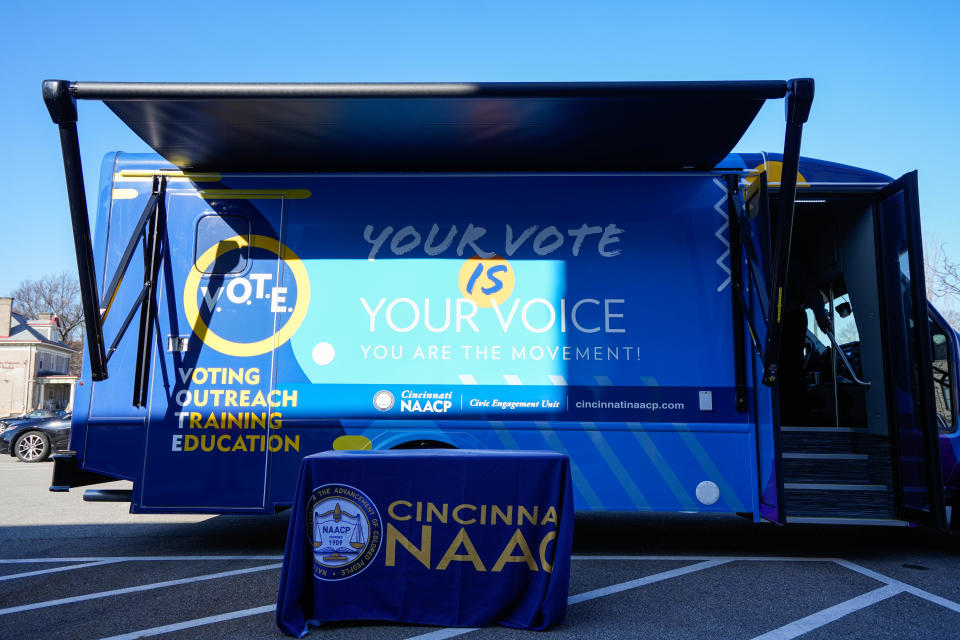 The Cincinnati NAACP's new voter van