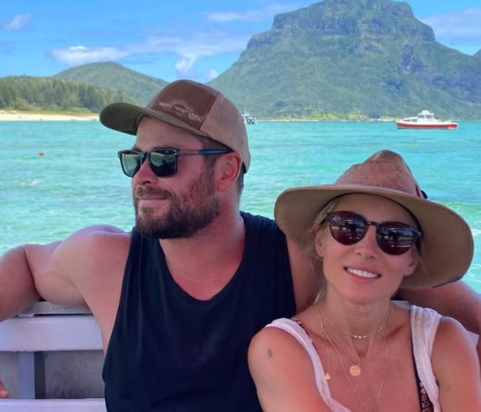 Chris Hemsworth y Elsa Pataky