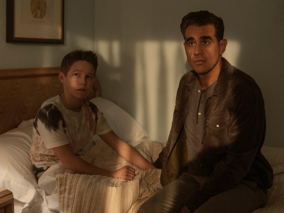 Luke David Blumm and Bobby Cannavale on Netflix's "The Watcher."