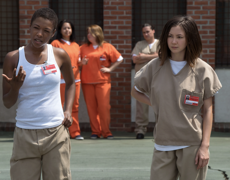 Screenshot from "Orange Is the New Black"