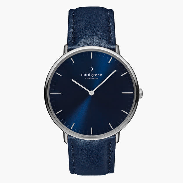 <p><a href="https://go.redirectingat.com?id=74968X1596630&url=https%3A%2F%2Fnordgreen.com%2Fproducts%2Fnative-navy-dial-navy-blue-vegan-leather-watch-strap%3Fvariant%3D39252368556095&sref=https%3A%2F%2Fwww.menshealth.com%2Fstyle%2Fg36673991%2Fbest-cheap-watches-for-men%2F" rel="nofollow noopener" target="_blank" data-ylk="slk:Shop Now;elm:context_link;itc:0;sec:content-canvas" class="link ">Shop Now</a></p><p>Native</p><p>nordgreen.com</p><p>$189.00</p>