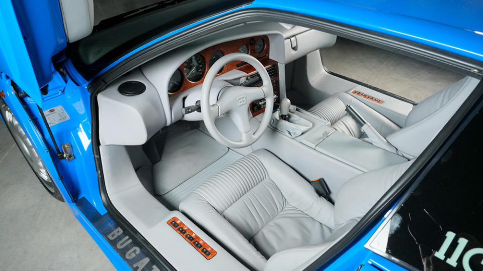 Inside the EB 110 GT prototype. - Credit: Copley Motorcars