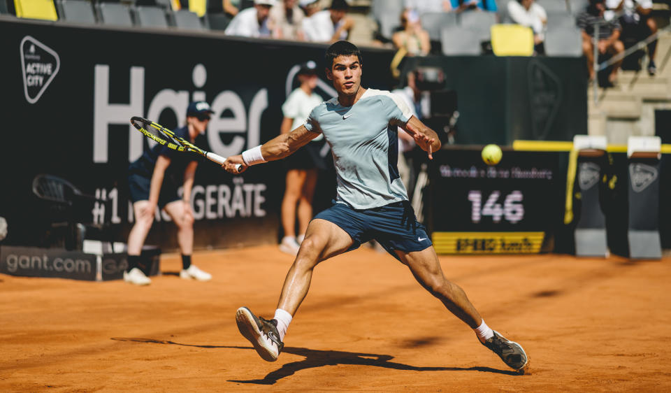 En la primera ronda de Hamburgo se impuso al alemán Nicola Kuhn por 3-6, 6-1 y 7-6 (3). (Foto: Alexander Scheuber / Getty Images).