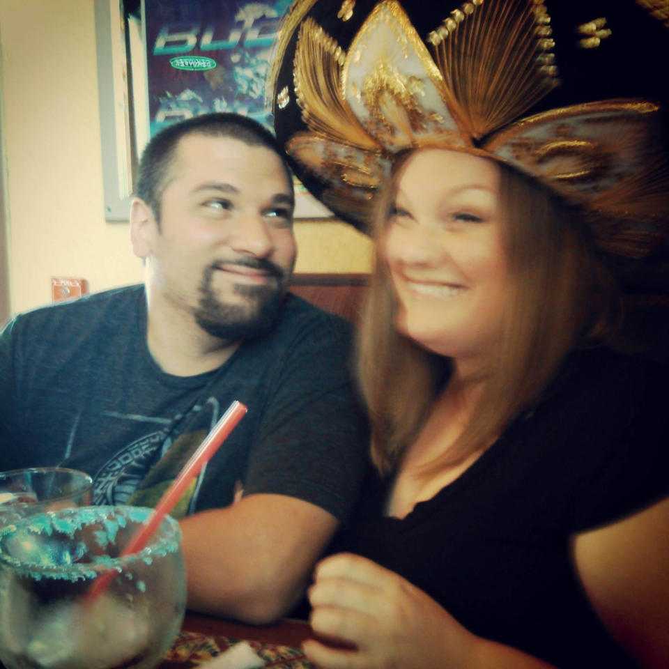 Step 1) Escape children. Step 2) Margaritas. Step 3) Make eachother laugh! (Sombrero of shame is optional.)