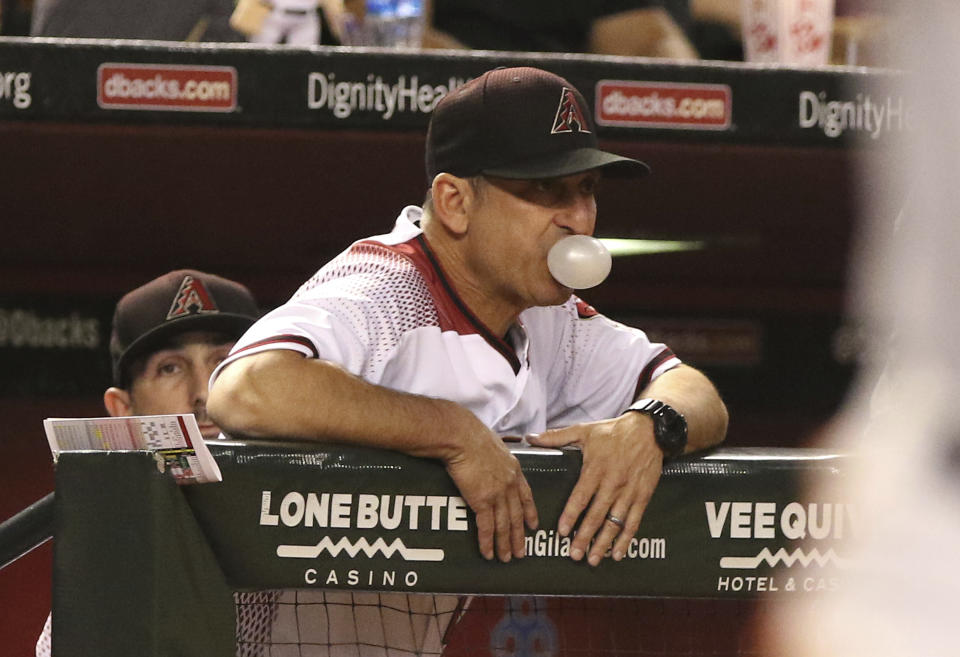 Torey Lovullo had a fantastic first year as the D-backs manager. (AP)