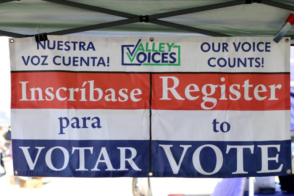 Valley Voices was at Alma’s Flea Market on Monday, June 17 in Hanford, promoting voting rights as well as voting registration as a nonpartisan nonprofit organization. One of its efforts is to boost civic engagement and voter empowerment in Kings County.