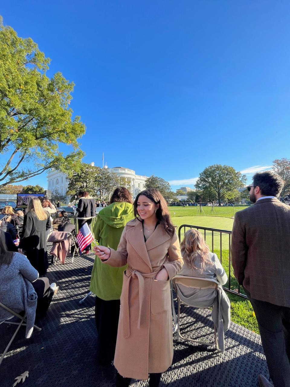 Bella Mazet, a Palm Desert High School alumna, spent her fall semester interning at the White House.