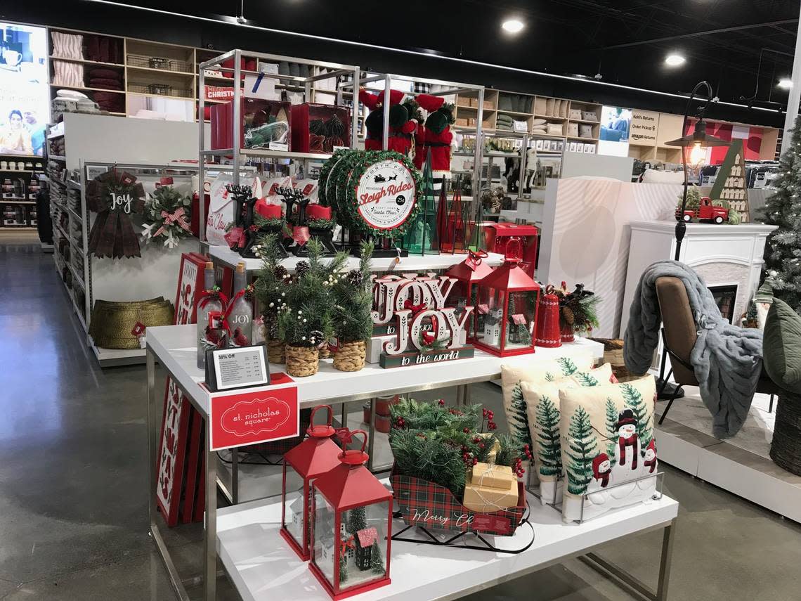 The new Kohl’s in Tacoma already is stocked for Christmas decorating ahead of Halloween, as seen in a store preview Oct. 27. The store opens Sunday.