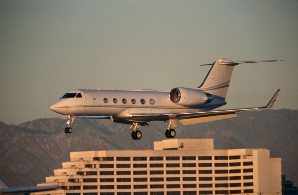 <p>Faster, larger, and more far-reaching than its predecessors, the Gulfstream IV <a href="https://www.airliners.net/aircraft-data/gulfstream-aerospace-g-iv-gulfstream-iv/238" rel="nofollow noopener" target="_blank" data-ylk="slk:set 22 class world records;elm:context_link;itc:0;sec:content-canvas" class="link ">set 22 class world records</a> after its introduction. Though built for civil and corporate transport, some Gulfstream IVs serve the military, hauling cargo and VIPs. One example of the jet, nicknamed "Gonzo," flies with the National Oceanic and Atmospheric Administration <a href="https://www.omao.noaa.gov/learn/aircraft-operations/about/hurricane-hunters" rel="nofollow noopener" target="_blank" data-ylk="slk:investigating hurricanes;elm:context_link;itc:0;sec:content-canvas" class="link ">investigating hurricanes</a>. </p>