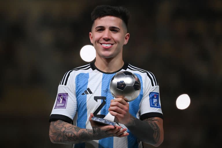 Enzo Rodríguez ganó el premio al mejor jugador joven del Mundial