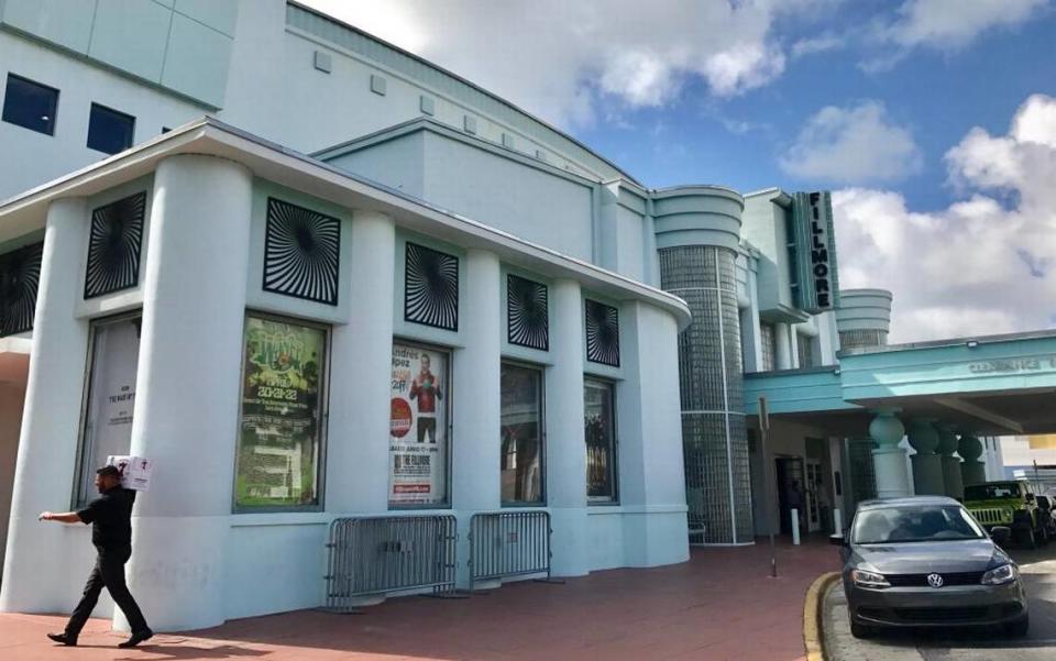 The Fillmore Miami Beach at the Jackie Gleason Theater, a popular concert venue south of the Miami Beach Convention Center, could be torn down and rebuilt.