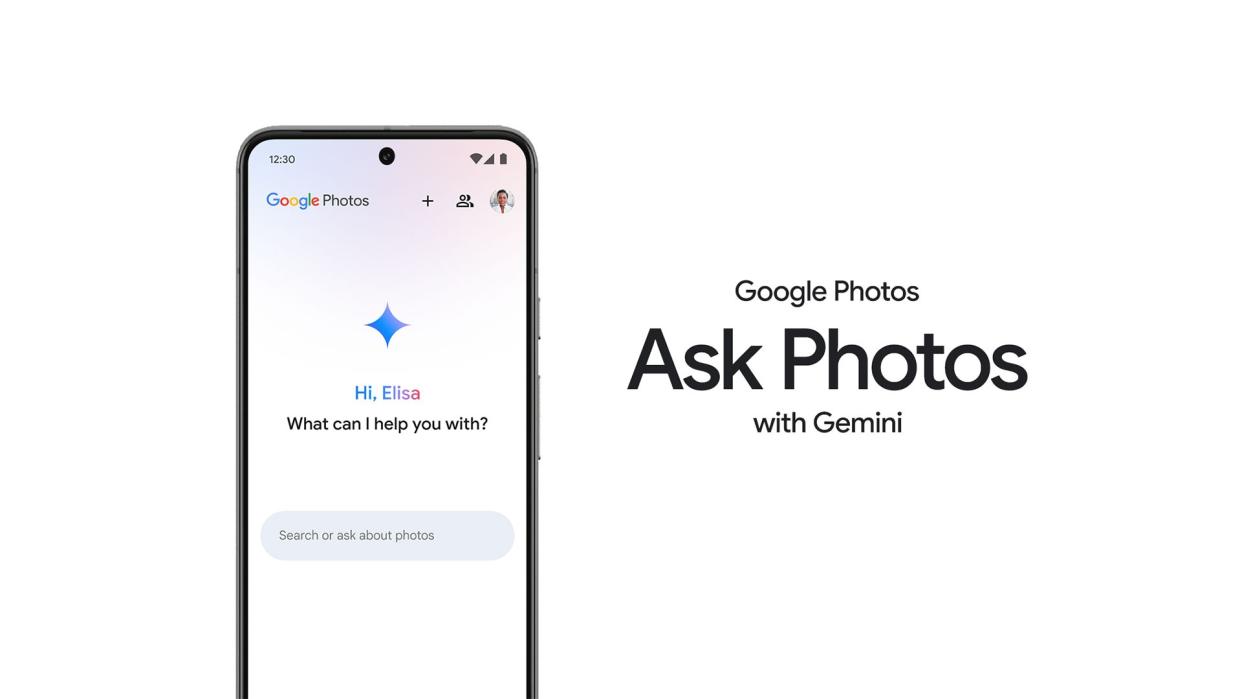  Google ask photos feature with gemini. 