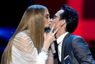 <p>Ellos finalizaron su participación juntos con un beso de piquito y al día siguiente se anunció la separación. Getty Images </p>