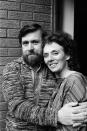 The cast of Brookside, Ricky Tomlinson who played Robert Grant and Sue Johnston who played Sheila Grant. 6th October 1982. (Photo by Staff/Mirrorpix/Getty Images)