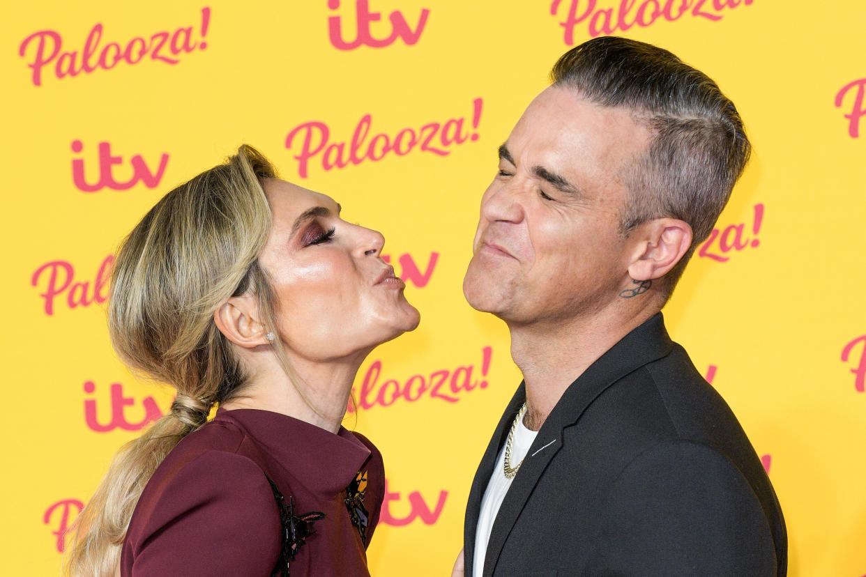 Ayda Williams and Robbie Williams attending ITV Palooza! held at Royal Festival Hall, Southbank, London.