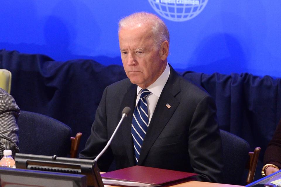 Vice President Joe Biden attends the "Leader's Summit on Countering ISIL and Countering Violent Extremism" at the United Nations Headquarters,  on September 29, 2015 in New York City.