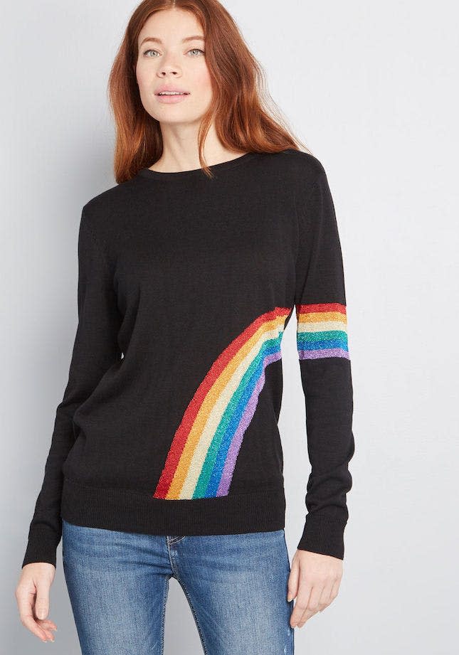 Sugarhill Brighton Radiance by Request Rainbow Sweater