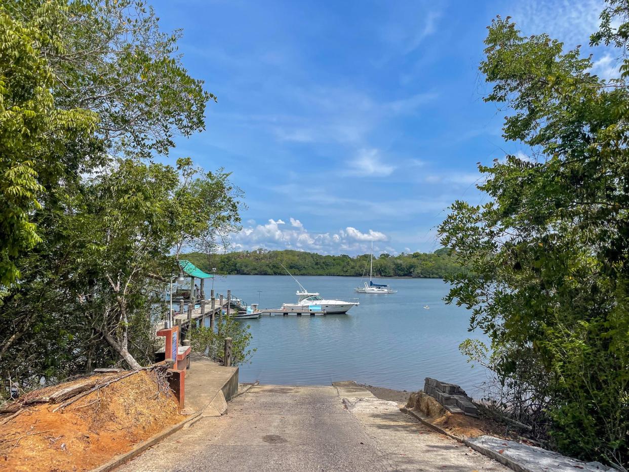 Isla Palenque, a five-star private island resort in Panama.