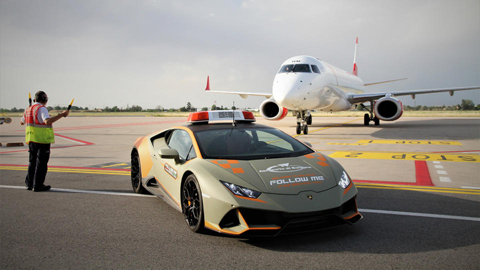 The Follow Me Lambo will be in service until January 2022. - Credit: Lamborghini