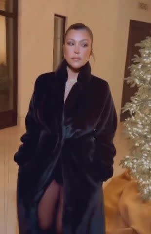 <p>Kourtney Kardashian/Instagram</p> Kourtney Kardashian Barker in black