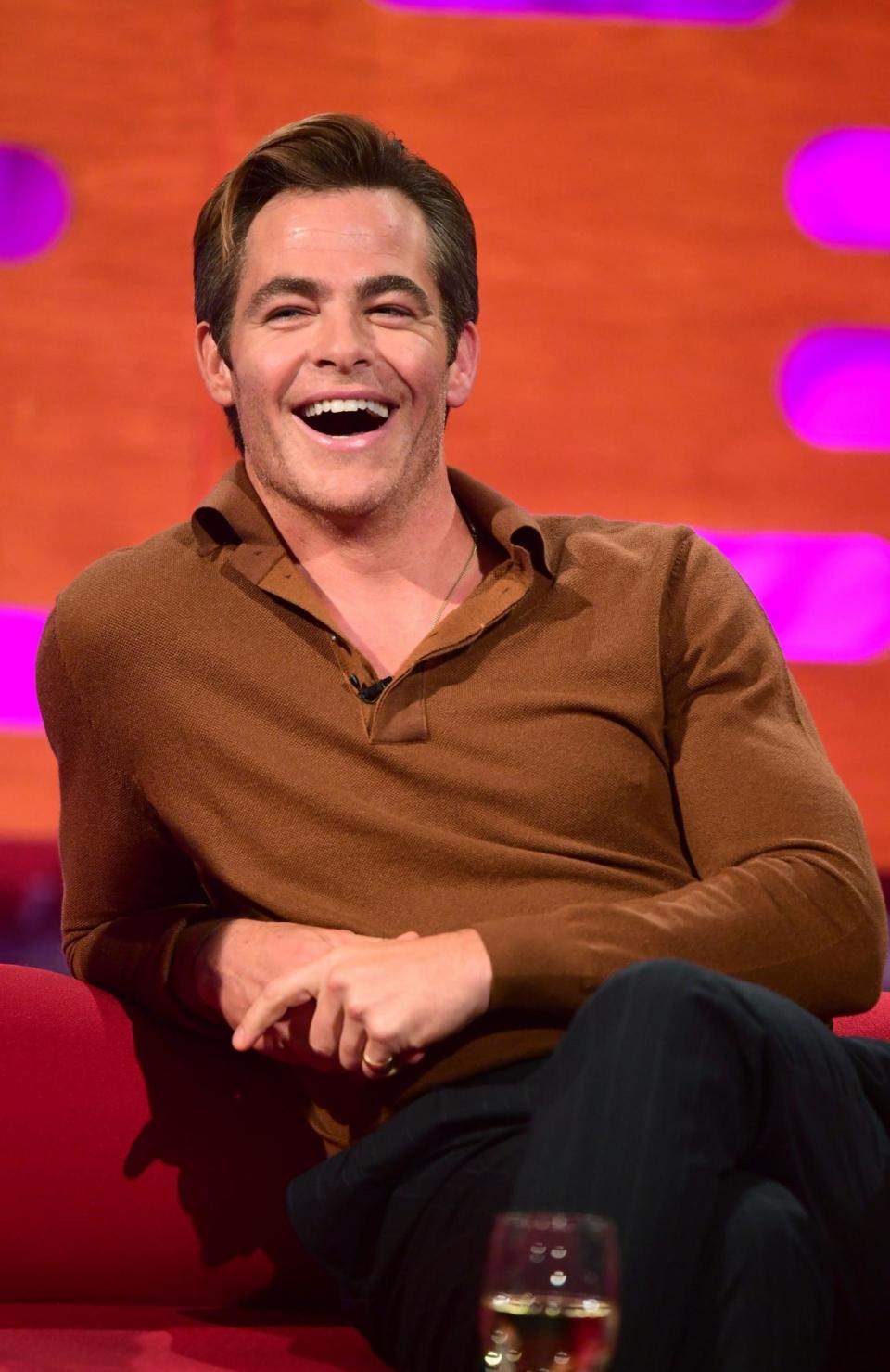 Baring all: Chris Pine spoke about the reaction to his naked scene in Outlaw King (Ian West/PA Wire)