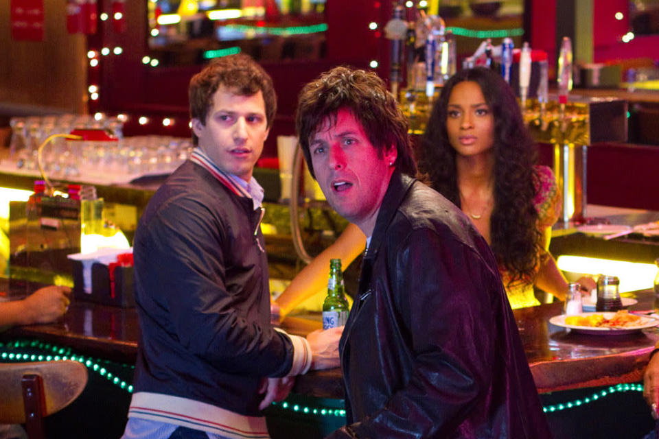 Andy Samberg, Adam Sandler and Ciara in Columbia Pictures' "That's My Boy" - 2012