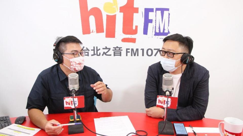 資深媒體人黃揚明、余政煌友人滿志剛。（圖／「Hit Fm《嗆新聞》製作單位提供）