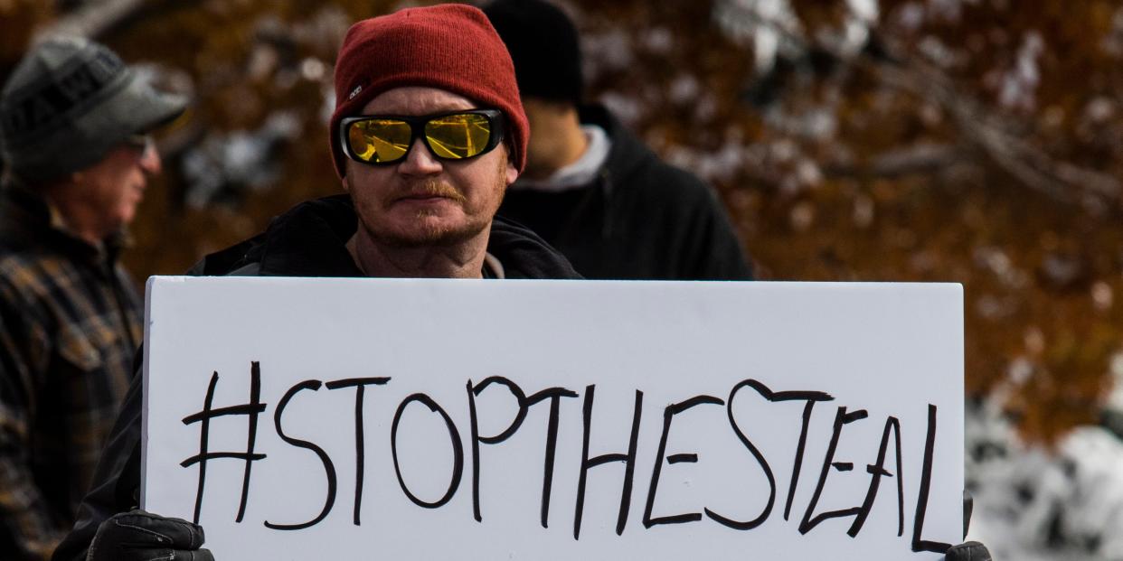 stopthesteal protester