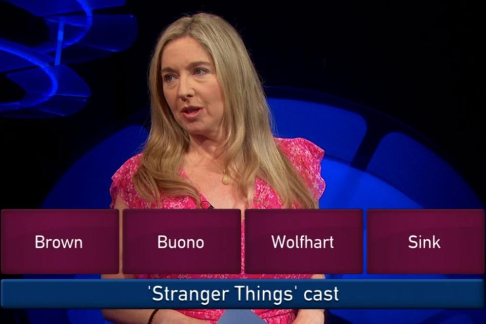 Actor Finn Wolfhard’s name was spelled incorrectly on ‘Only Connect' (BBC / screengrab)