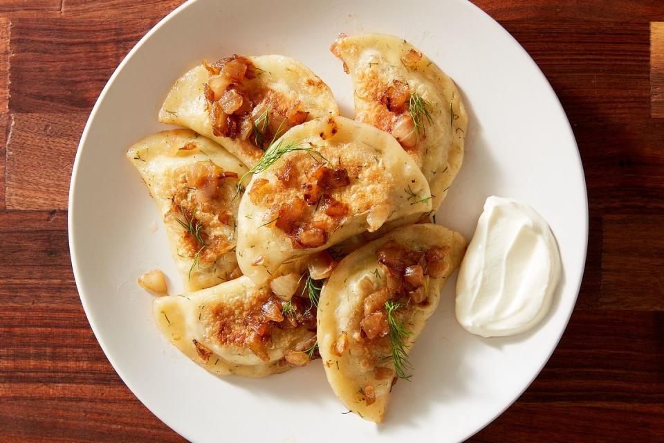 Dill & Cheddar Pierogis