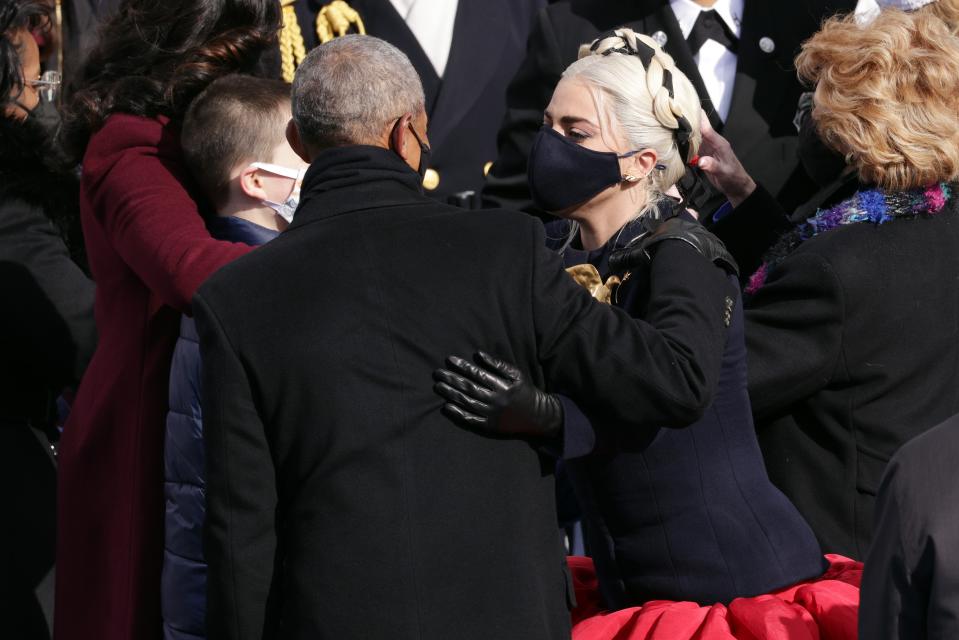 <h1 class="title">Joe Biden Sworn In As 46th President Of The United States At U.S. Capitol Inauguration Ceremony</h1><cite class="credit">Alex Wong/Getty Images</cite>