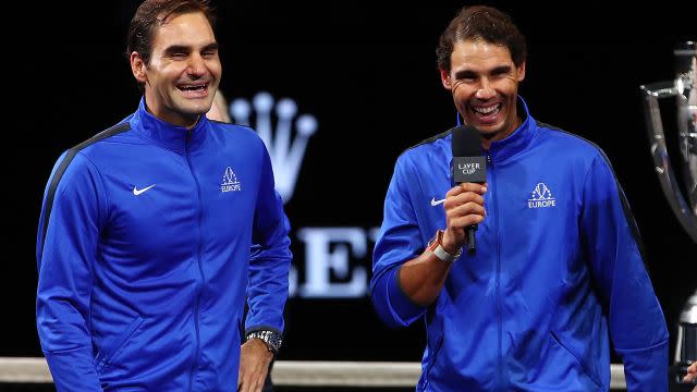Who doesn't love Federer and Nadal? Image: Getty