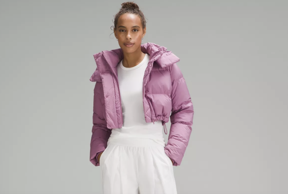 Wunder Puff Super-Cropped Jacket. (PHOTO: Lululemon)