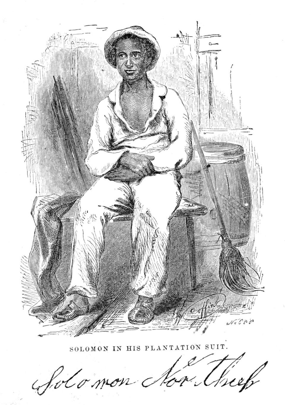 'solomon northup in his plantation suit'