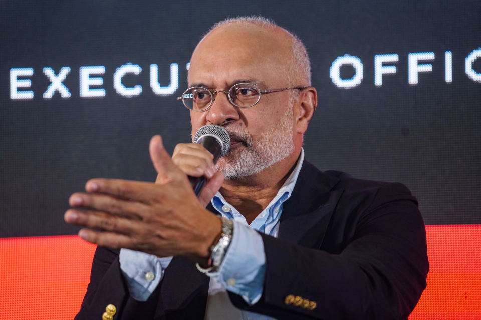 SINGAPORE, SINGAPORE - OCTOBER 02: Piyush Gupta, CEO of DBS Bank attends the TIME100 Leadership Forum on October 02, 2022 in Singapore. (Photo by Ore Huiying/Getty Images for TIME)