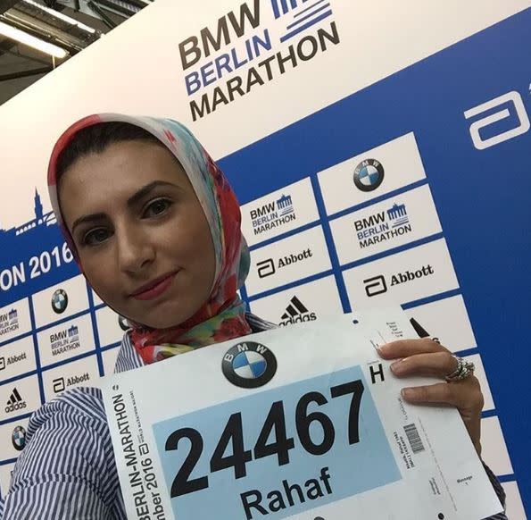 This hijab-wearing athlete just made history on the cover of Women’s Running