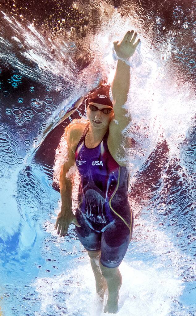 Katie Ledecky Throws First Pitch at Nationals Game