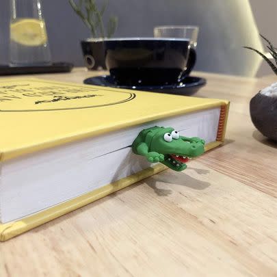 Or a crocodile bookmark to save your place when you're done reading