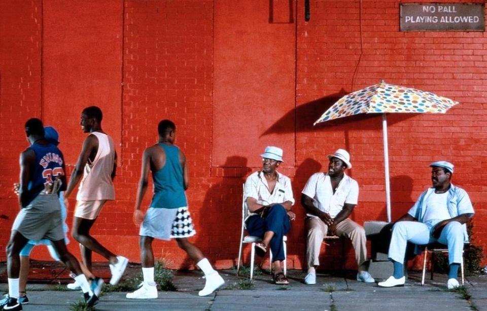 A scene from Spike Lee's "Do the Right Thing."