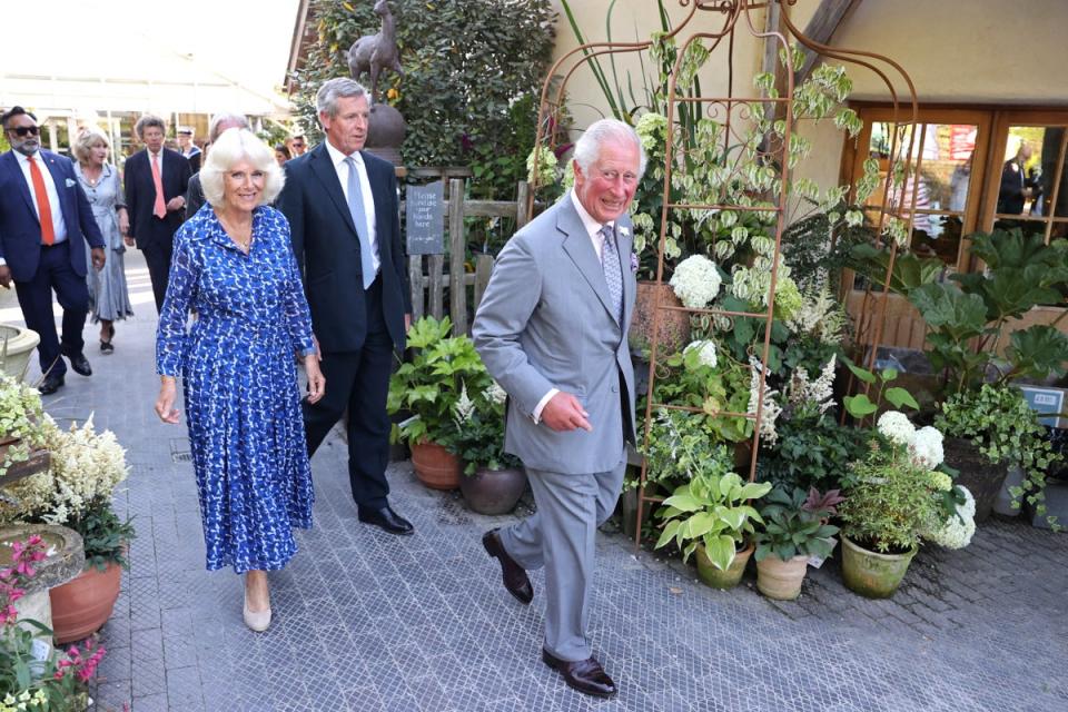 The Prince of Wales and Duchess of Cornwall attend a reception at the Duchy of Cornwall Nursery in Lostwithiel (Chris Jackson/PA) (PA Archive)