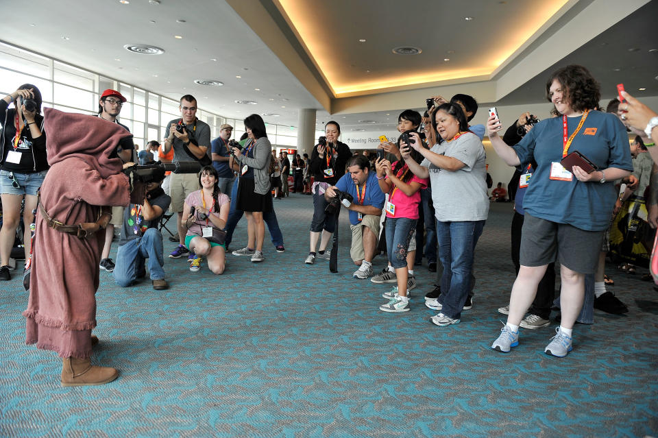 SAN DIEGO, CA - JULY 11: San Diego prepares for 2012 Comic-Con at the San Diego Convention Center on July 11, 2012 in San Diego, California. (Photo by Jerod Harris/Getty Images)