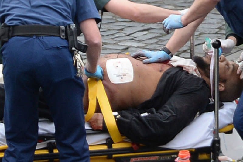 英國國會及周邊地區22日發生恐怖攻擊，兇手已遭警方擊斃（AP）