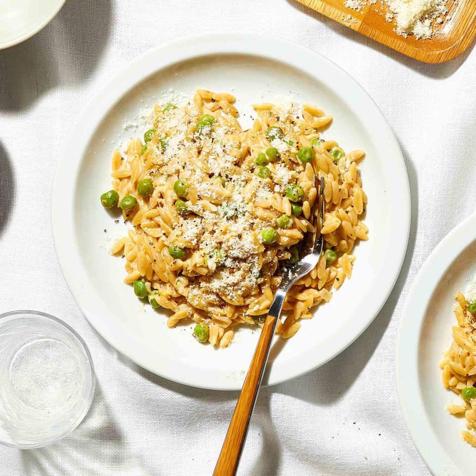 Creamy Lemon Orzo with Spring Peas