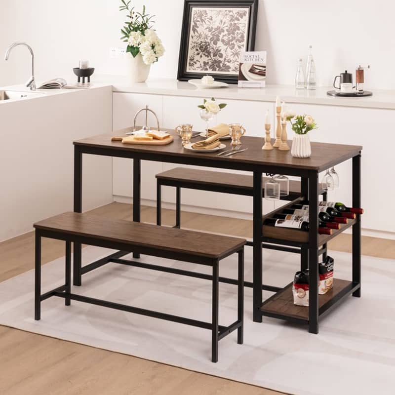 Costway 3-Piece Dining Table Set