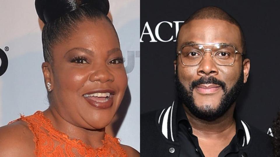 Apparently moved by an emotional reunion of “Fresh Prince of Bel-Air” stars, Mo’Nique is openly demanding an apology from Tyler Perry, who she says blackballed her in Hollywood. (Photos by Alberto E. Rodriguez/Getty Images and Jamie McCarthy/Getty Images)