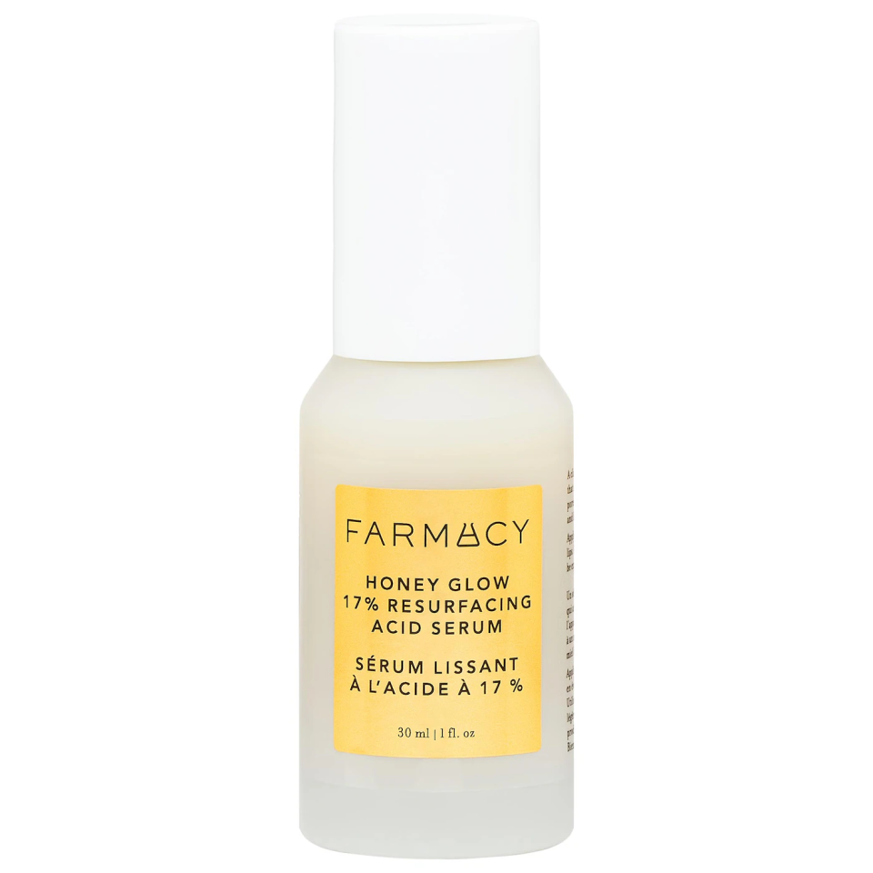 <p><a href="https://go.redirectingat.com?id=74968X1596630&url=https%3A%2F%2Fwww.sephora.com%2Fproduct%2Ffarmacy-honey-glow-17-aha-bha-resurfacing-acid-serum-P509477&sref=https%3A%2F%2Fwww.cosmopolitan.com%2Fstyle-beauty%2Fbeauty%2Fg60551284%2Fbest-products-for-hyperpigmentation%2F" rel="nofollow noopener" target="_blank" data-ylk="slk:Shop Now;elm:context_link;itc:0;sec:content-canvas" class="link ">Shop Now</a></p><p>Honey Glow 17% Resurfacing Acid Serum</p><p>sephora.com</p><p>$60.00</p>