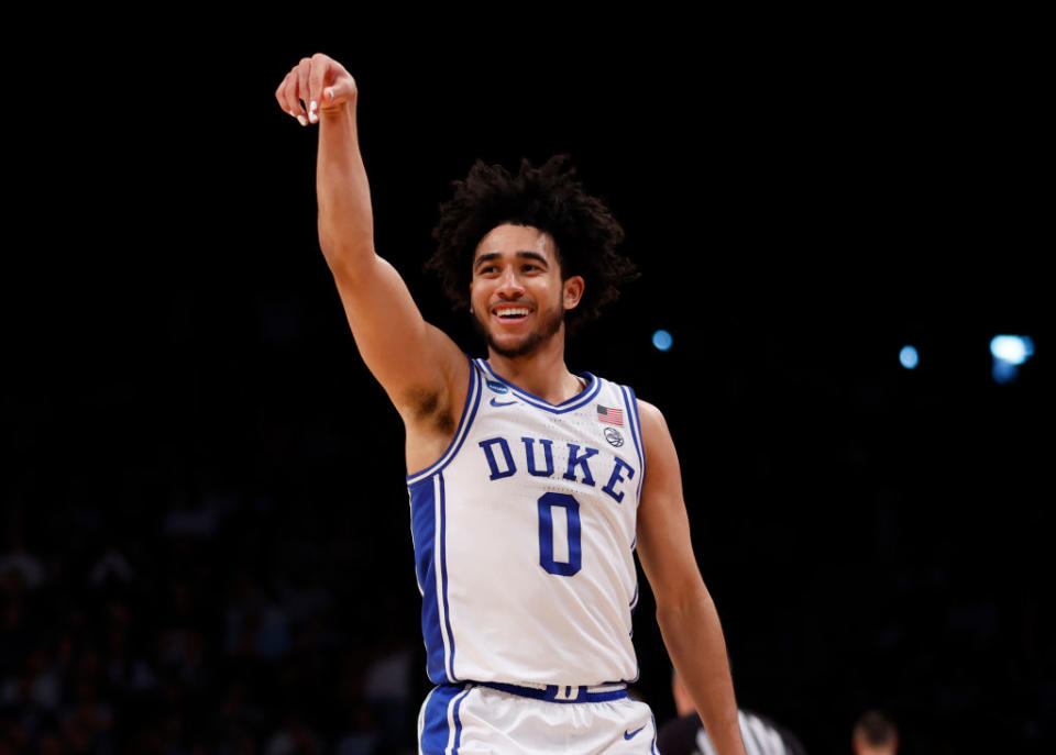 Jared McCain, Standout Duke First-Year Guard And TikTok Star, Declares For the NBA Draft | Photo: Sarah Stier/Getty Images