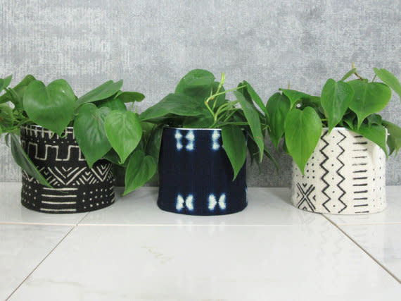 <a href="https://www.etsy.com/listing/472976875/mudcloth-planters-african-mud-cloth" target="_blank">Shop them here</a>.&nbsp;