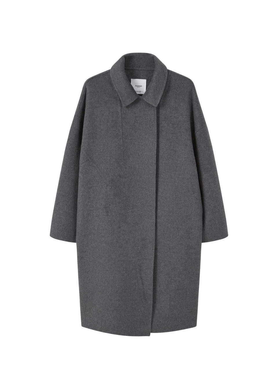 Oversized grey coat