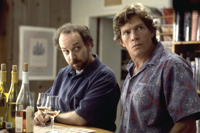 <p>Everett Collection</p> Paul Giamatti and Thomas Haden Church in 'Sideways'